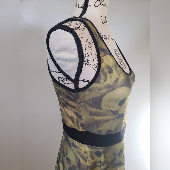 Pre-owned Kreepsville Skull Dress Large - Picture 5 of 7